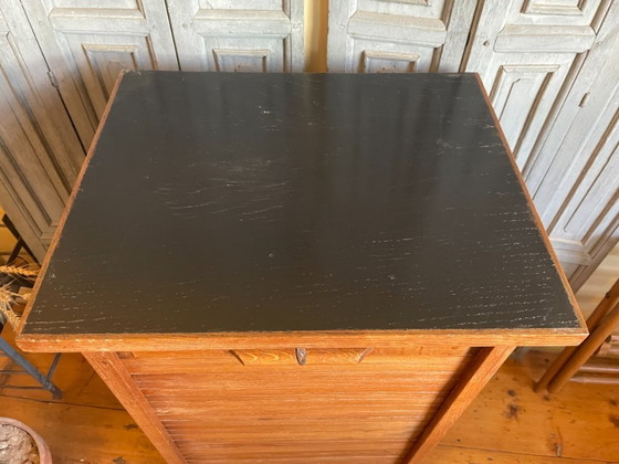 Image 1 of Mobile con serranda avvolgibile Mobile archivio Mobile musicale Art Deco 1930