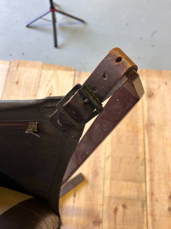Fauteuil Falcon de Sigurd Ressel, 1970 – Vatne Møbler, Leather, Metal (photo 5 of 7)
