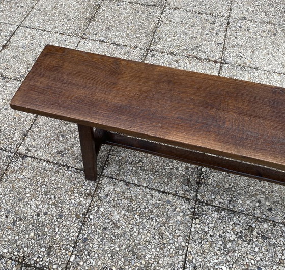 Solid Oak Wood Farmhouse Bench 180cm for Rustic 1950s Farmhouse Table – Benches (photo 2 of 11)