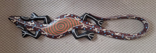 Wooden Gecko wall decoration