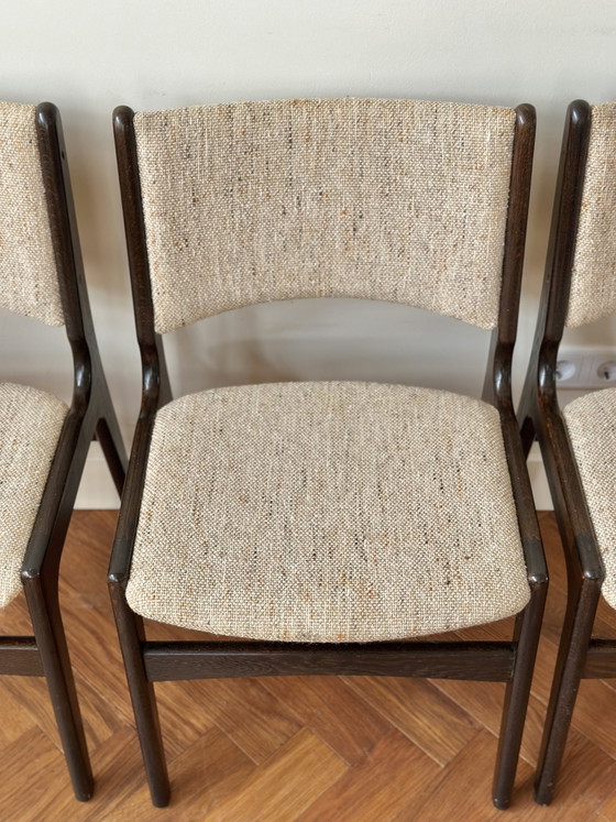 Image 1 of Set 4 vintage stoelen Erik Buch Deens Design jaren 50/60/70