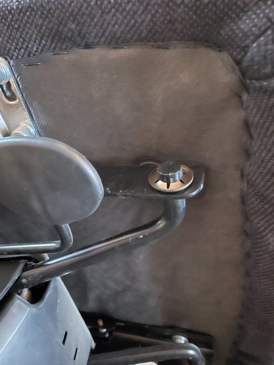 Image 1 of Chaise de bureau Haworth Comforto grise et noire à 5 pieds réglable