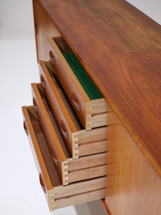 Image 1 of Lowboard Clausen & Son sideboard teak vintage Danish 1960s