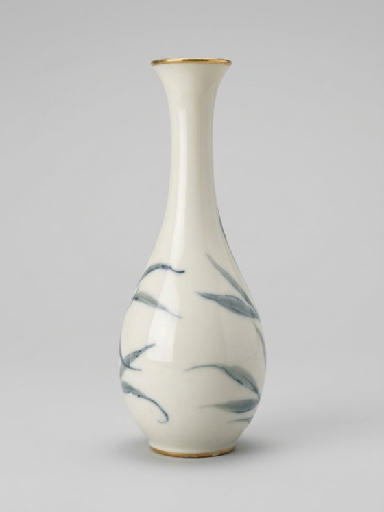 Limoges Porcelain Soliflore Vase – Bird Decoration – 18 cm (photo 3 of 7)