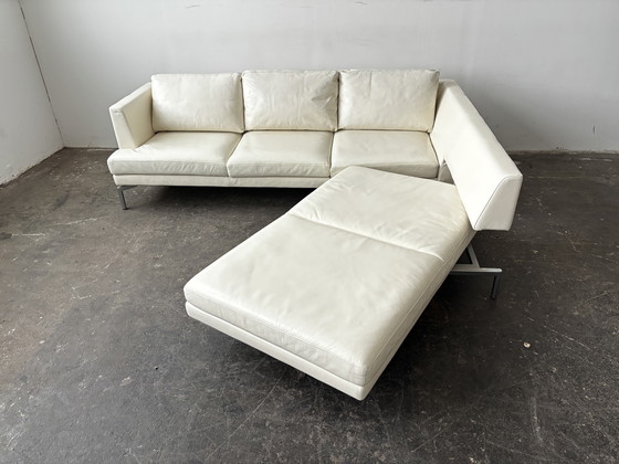 Image 1 of Walter Knoll Good Time Designer Sofa Couch Leather Off-White