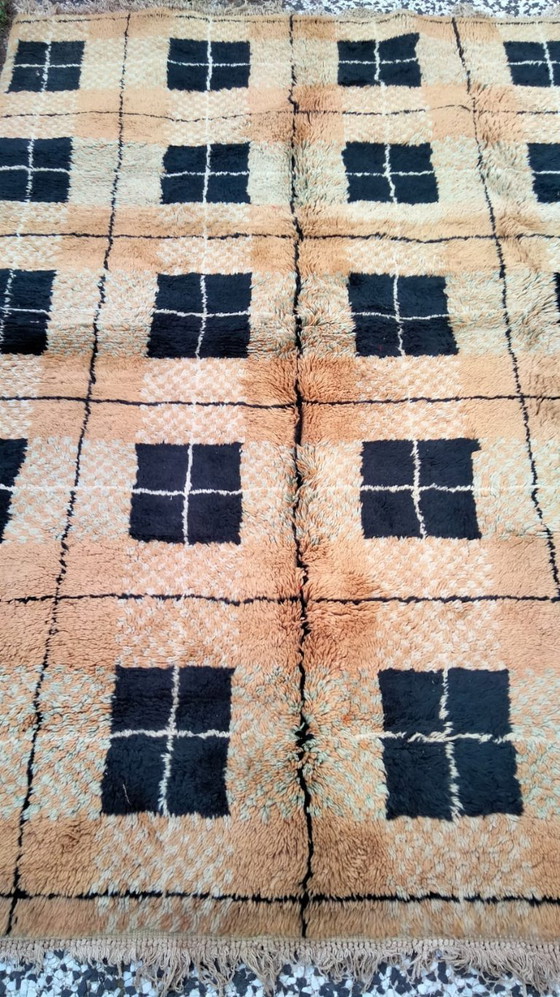 Image 1 of Handgeknoopt Berber tapijt wol 197x135cm