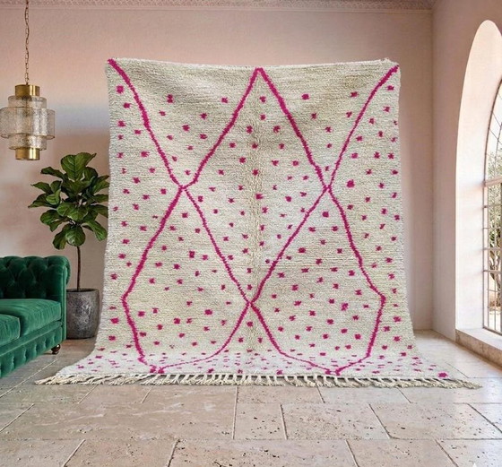 Handgemaakt Traditioneel Vloerkleed van Zuivere Wol Maatwerk 2/3 M – Aime Té, Vloerkleden en tapijten, Wool (photo 3 of 8)