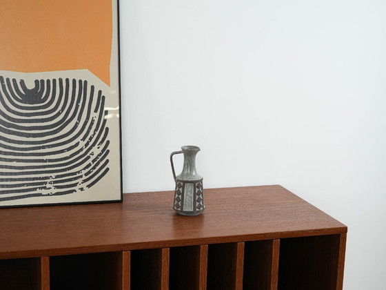 Image 1 of Grey ceramic vase, Danish design, 1970s, manufactured by Frank Keramik