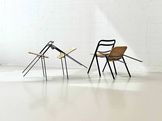 Image 1 of Set of 4 chairs model Clio by Giorgio Cattelan for Cidue, 1970s Italy