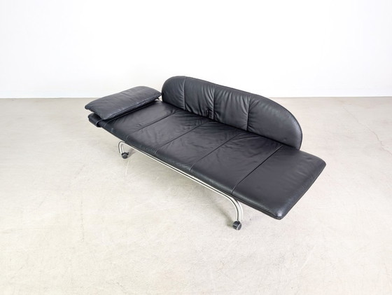 Image 1 of Interprofil Design Beo chaise longue, due posti, pelle, nero, divano, divano