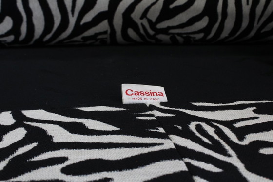 Image 1 of Divano Cassina Maralunga 2 posti di Vico Magistretti tessuto Zebra