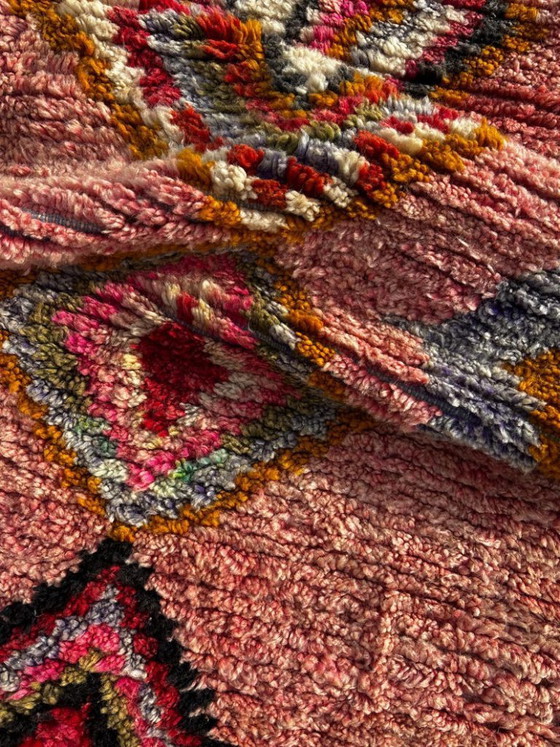 Image 1 of Marokkaanse loper 80 x 300 cm – Handgemaakt wollen Berber haltapijt met geometrisch patroon