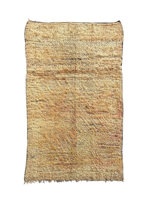 Authentic Moroccan Vintage Boujad Berber Wool Rug 210x370 cm