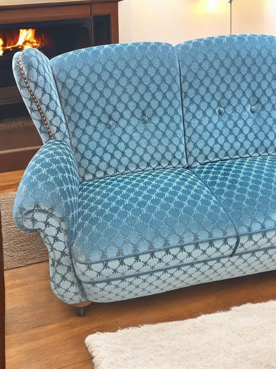 Zeldzaam! Vintage Bankstel van Schlingmann Wertmöbel, Mid Century stijl, ongebruikt, uitstekende staat, (photo 3 of 11)