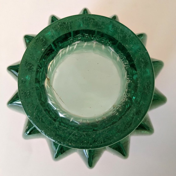 Image 1 of Art Deco pressed glass vase, Pierre d’AVESN.