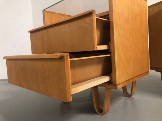 Image 1 of Comodini Pastoe serie Birch Cees Braakman anni '50/'60