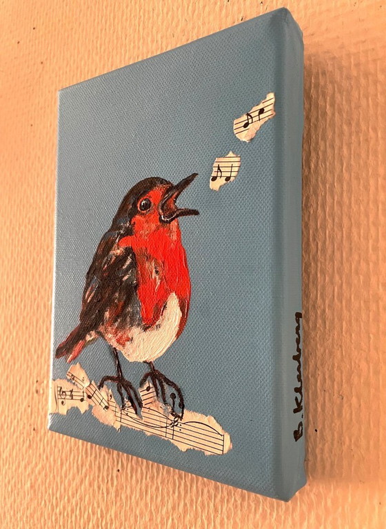 Image 1 of Pintar un petirrojo