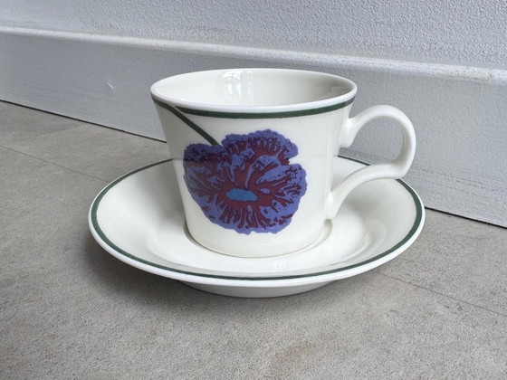 1x Vintage Arabia Illusia Kop & Schotel - Heikki Orvola En Fujiwo Ishimoto – Servies, Porcelain (photo 4 of 5)