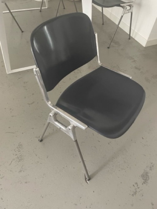 Chaise de salle à manger Castelli 106 - gris/argent