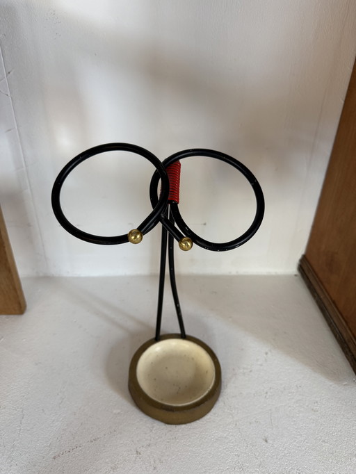 Vintage metalen parapluhouder ‘50