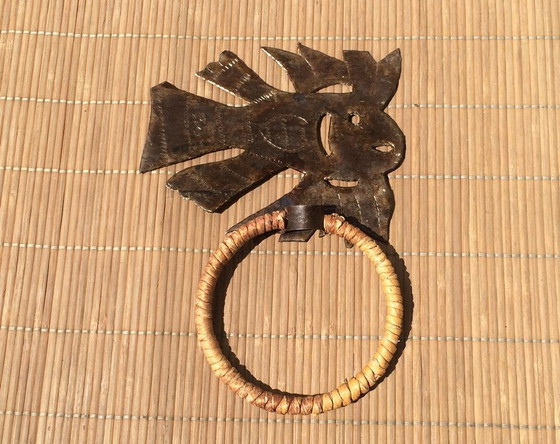 Image 1 of Artisanat haïtien : Porte-serviettes « Poisson des îles » NOUVEAU !