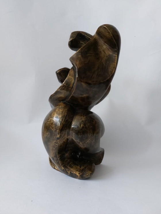 Image 1 of scultura astratta in legno