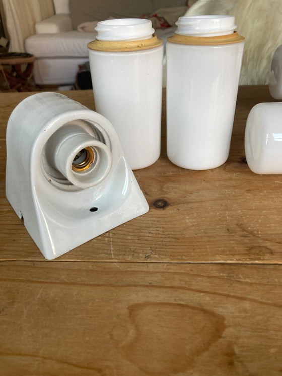 Image 1 of 3x wandlamp, model: Wagenfeld 6064