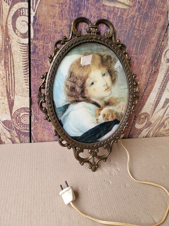 Image 1 of Antikes illuminiertes Gemälde