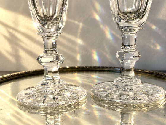 2 Flûtes Saint Louis Trianon Model – Gläser & Karaffe, Crystal (photo 2 of 14)
