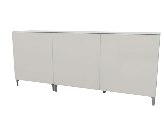 Image 1 of Buffet Ikea Besta, blanc, 2 ans