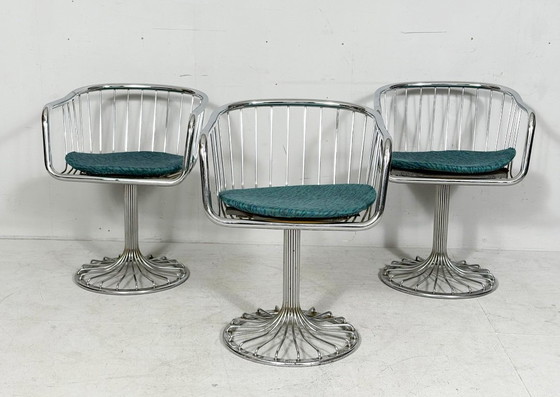 Image 1 of GASTONE RINALDI. Fauteuils/chaises style Mid-Century, Italie, années 1970
