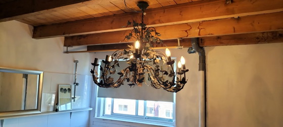 Lampadario con foglie. – Iron (photo 3 of 5)