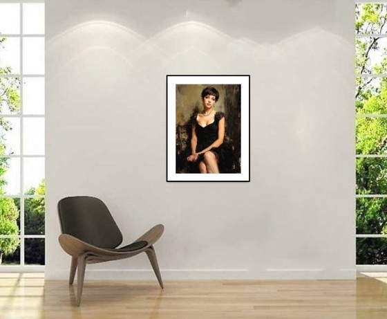 Image 1 of Splendid work by Ruggero Salvatore "Serenità" 60x45 cm