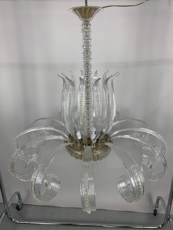 Image 1 of Seguso Vetri d'arte Kronleuchter 1940er Jahre