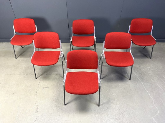 Image 1 of Vintage DSC 106 Side Chairs by Giancarlo Piretti for Castelli, 1970s - set of 6
