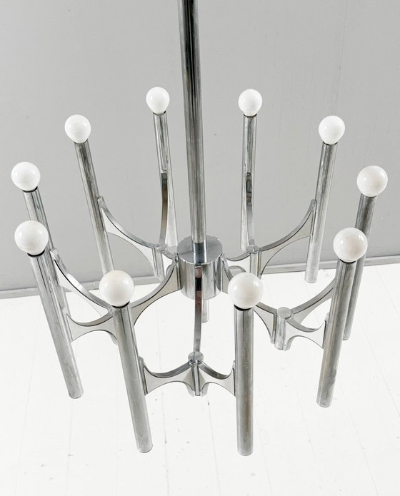 Image 1 of Lampadario di metà secolo di Gaetano Sciolari, Italia, anni '60