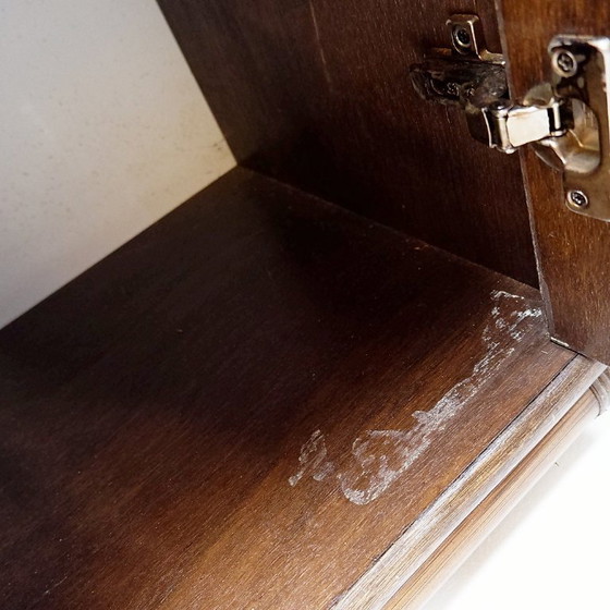 Image 1 of Étagère/Bar en bambou et rotin des années 70