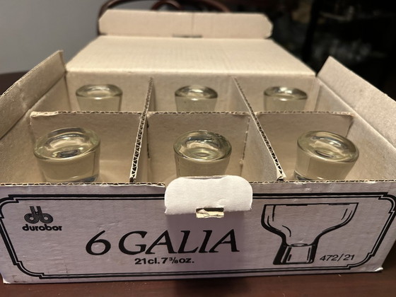 "Durobor Galia" 21cl Coupes In Original Box – Crockery, Glass (photo 4 of 5)