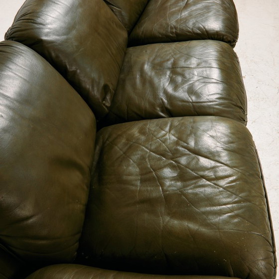 Image 1 of MK10258 Ledersofa-Set, 3-teilig