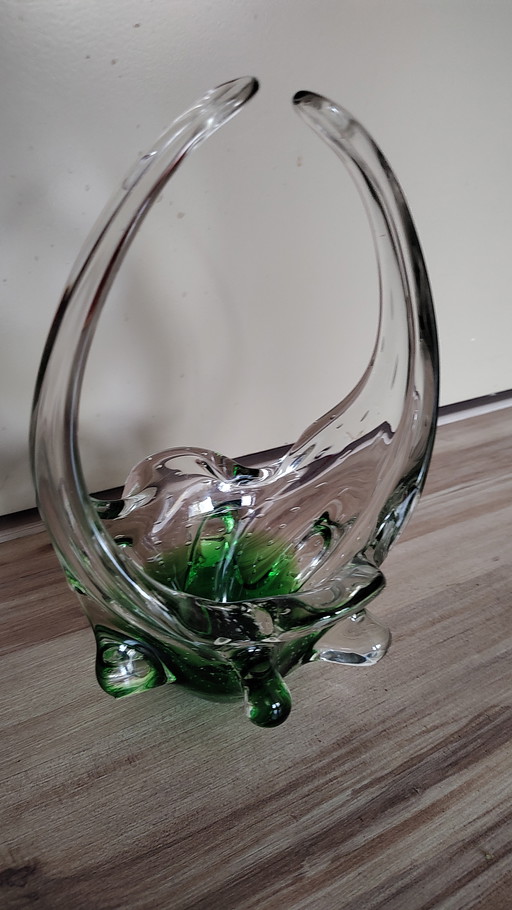 Murano Basket Mint State