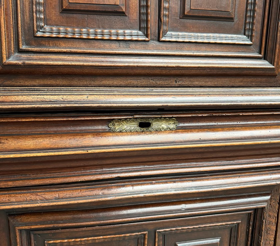 18th Century Two-Part Buffet in Walnut. – High Boards, Metal, Wood (photo 7 of 13)
