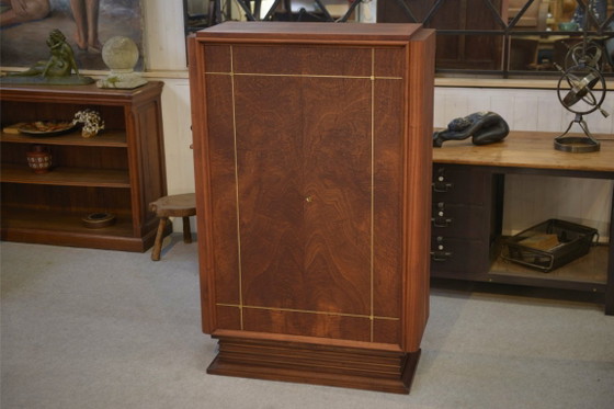 Image 1 of Armario Art Déco de caoba, muebles artísticos firmados por A. Bicchierini, años 40