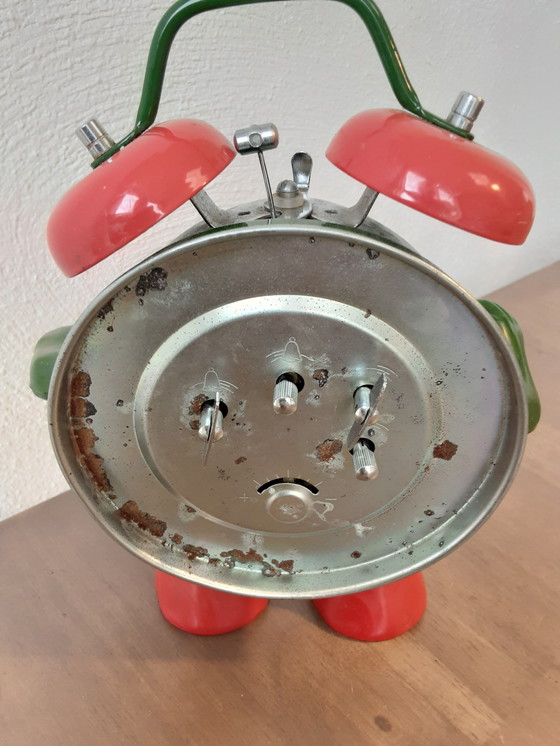 Image 1 of Vintage Alarm Clock H.K. Etching