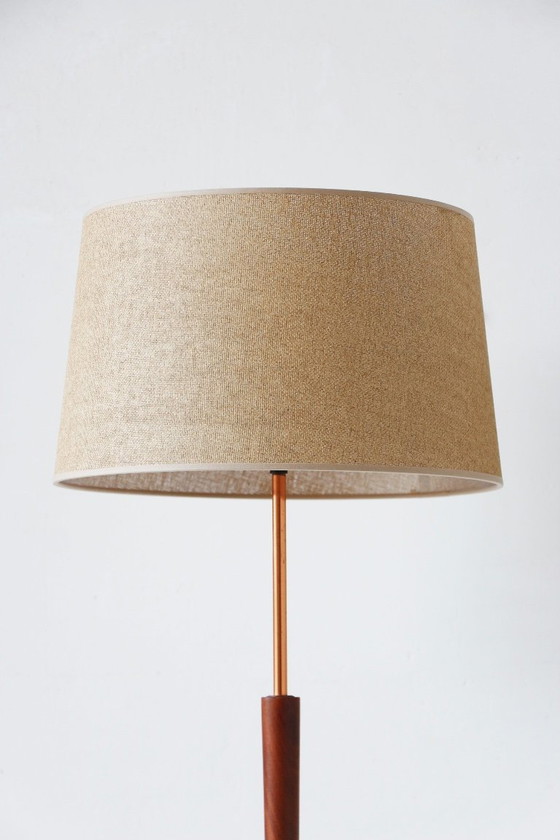 Image 1 of Vintage Teak Floor Lamp from the 1960s - Renovated & Chic Design