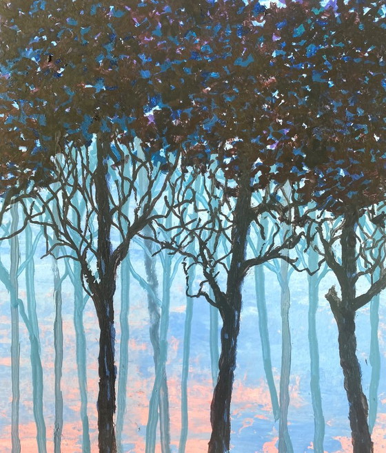 Morning Woods – Gemälde & Zeichnungen, Papier (photo 3 of 5)