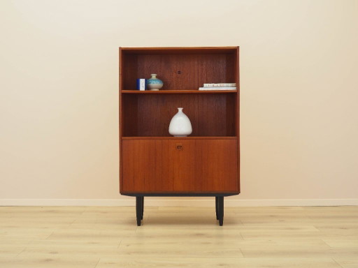 Teakhouten boekenkast, Deens design, jaren 70, gemaakt in Denemarken.