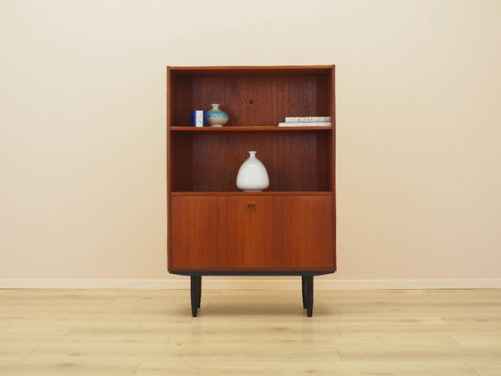 Image 1 of Teakhouten boekenkast, Deens design, jaren 70, gemaakt in Denemarken.