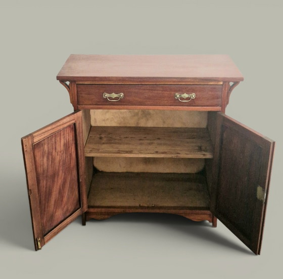 Image 1 of Credenza in mogano firmata Maple & Co - XIX secolo