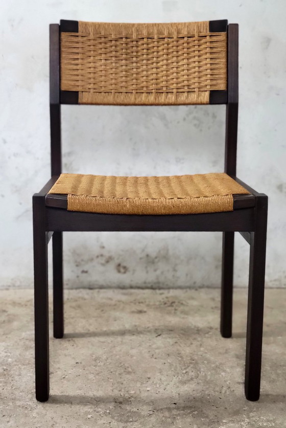 Image 1 of Vintage Wenge dining set by Arnold Merckx for Fristho