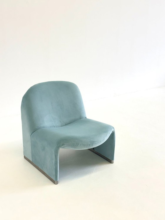 Anonima Castelli Alky Fauteuil en Velours Bleu Bébé – Textile (photo 4 of 14)